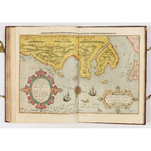 Old map image download for First German text edition of the Spieghel der Zeevaerdt…
