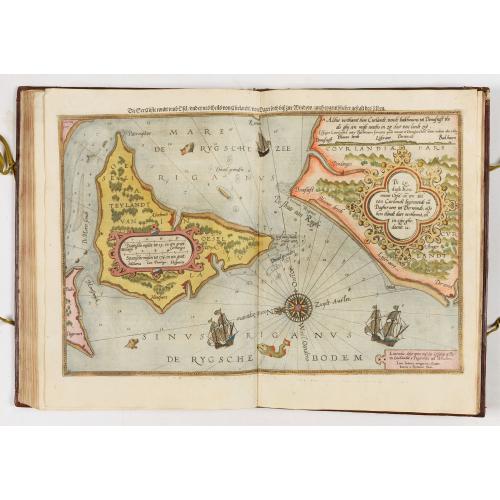 Old map image download for First German text edition of the Spieghel der Zeevaerdt…