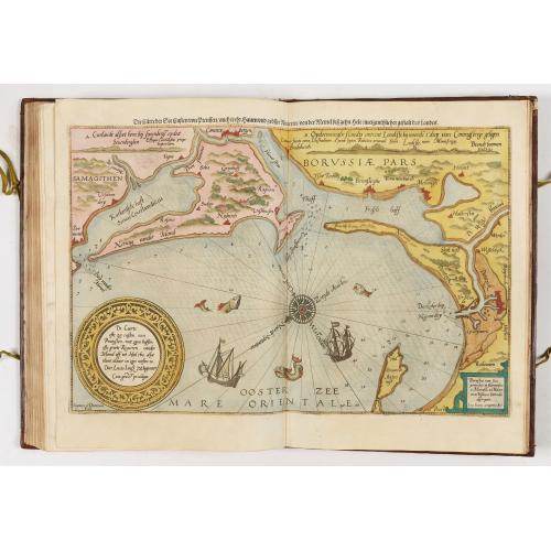 Old map image download for First German text edition of the Spieghel der Zeevaerdt…