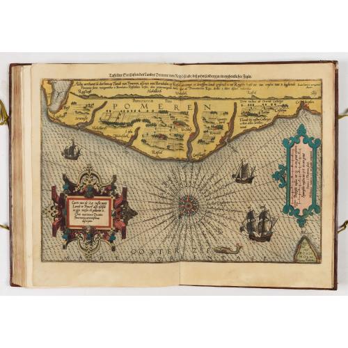 Old map image download for First German text edition of the Spieghel der Zeevaerdt…
