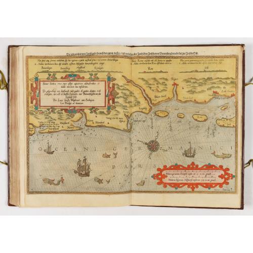Old map image download for First German text edition of the Spieghel der Zeevaerdt…