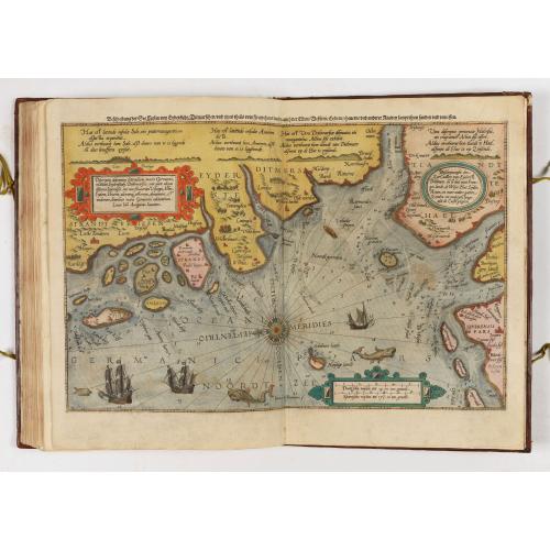 Old map image download for First German text edition of the Spieghel der Zeevaerdt…