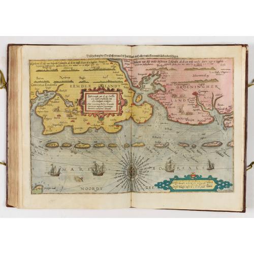 Old map image download for First German text edition of the Spieghel der Zeevaerdt…