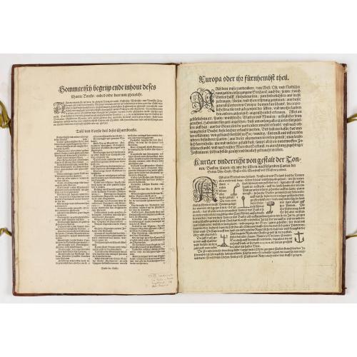 Old map image download for First German text edition of the Spieghel der Zeevaerdt…