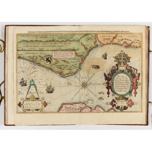 Old map image download for First German text edition of the Spieghel der Zeevaerdt…