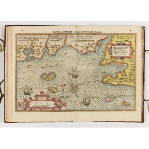 Old map image download for First German text edition of the Spieghel der Zeevaerdt…