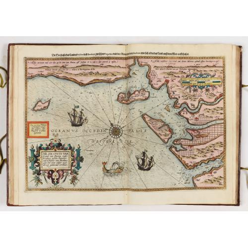 Old map image download for First German text edition of the Spieghel der Zeevaerdt…