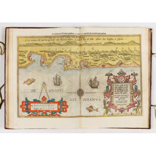 Old map image download for First German text edition of the Spieghel der Zeevaerdt…