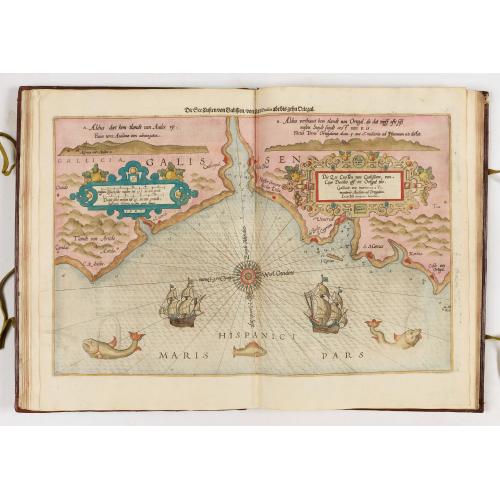 Old map image download for First German text edition of the Spieghel der Zeevaerdt…