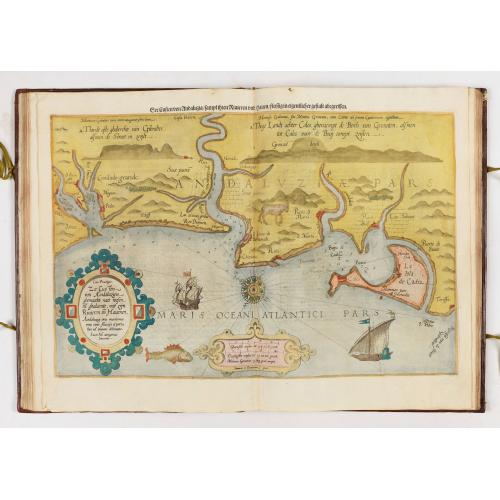 Old map image download for First German text edition of the Spieghel der Zeevaerdt…