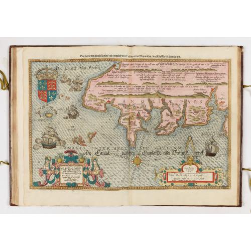 Old map image download for First German text edition of the Spieghel der Zeevaerdt…