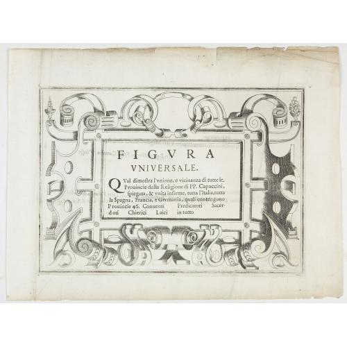 Old map image download for [Title page] Figura di tutta la francia.