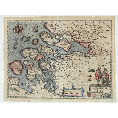 Old map image download for Zeelandiae Comitatus.