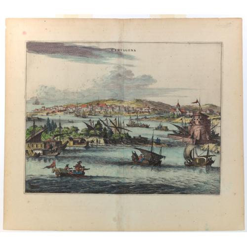 Old map image download for Cartagena.