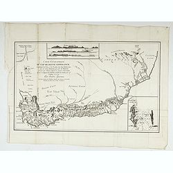 Carte géographique du Cap de Bonne Esperance contenant les noms et positions . . .