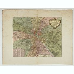 Nieuw kaart der platte Grond van de Stad Parys..