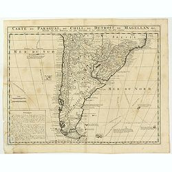 [Lot of 2 maps] Carte de la Terre Ferme, du Perou, du Bresil, et du Pays des Amazones. . . /