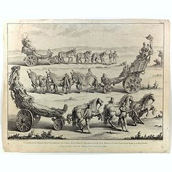 [Two prints - Masque in honor of King Charles III of Spain.]