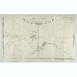 Carte de la Cote N.O. de l'Amerique et de la Cote N.E. de l'Asie, Reconnues en 1778 et 1779. Les parties de la Cote d'Asie qui ne sont pas ombrees sont tirees d'une Carte Manuscrite que nous donnerent les Russes.