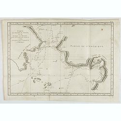 Carte de l'Entrée de Norton, et du Detroit de Bhering ou Von vou le Cap le plus oriental de l'Asie, et la Pointe la plus occidentale de l'Amerique.