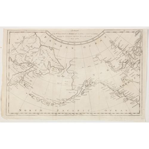 Old map image download for A Chart of the N.W. Coast of America, and the N.E. Coast of Asia. . .