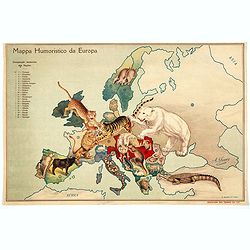 Mappa Humoristico da Europa.