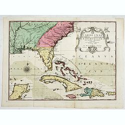 Carolinae Floridae nec non Insularum Bahamensium cum partibus adjacentibus delinatio ad Exemplar Londinense in lucem edita . . . Ao. 1755.