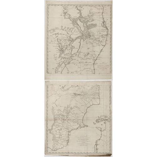 Old map image download for The country Coromandel from the Coleroon to Cape Comorin. . .  [with] The carnatic from the Pennar to the Coleroon. .