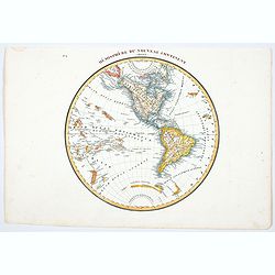 Hemisphere du Nouveau Continent (ouest & est).