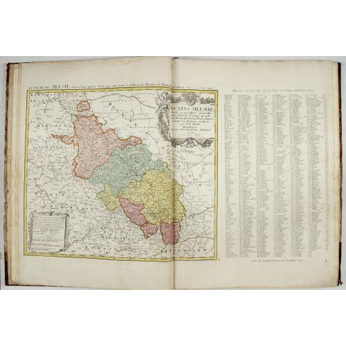 Old map image download for Atlas Silesiae Id Est Ducatus Silesiae Generaliter Quatuor Mappis…