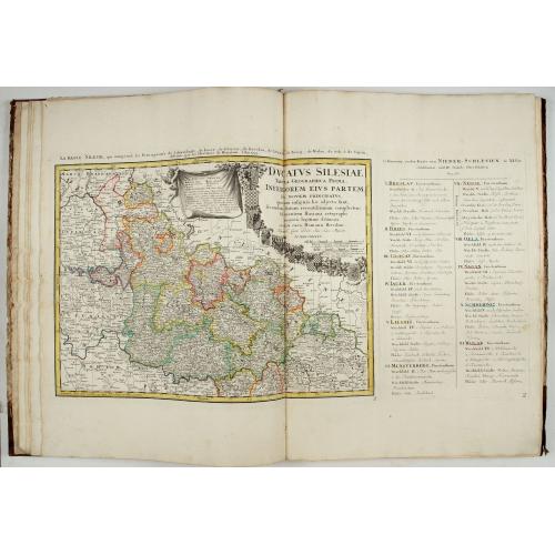 Old map image download for Atlas Silesiae Id Est Ducatus Silesiae Generaliter Quatuor Mappis…