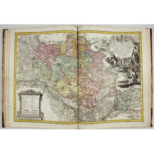 Old map image download for Atlas Silesiae Id Est Ducatus Silesiae Generaliter Quatuor Mappis…