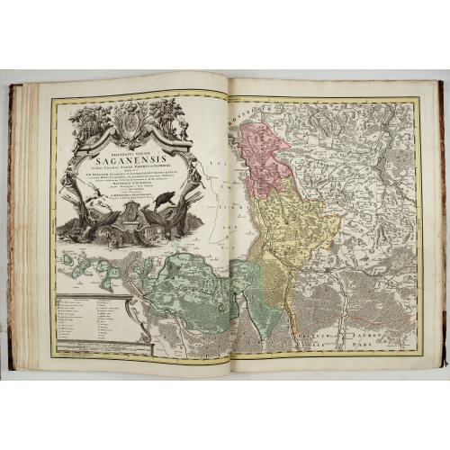 Old map image download for Atlas Silesiae Id Est Ducatus Silesiae Generaliter Quatuor Mappis…