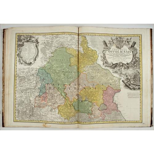 Old map image download for Atlas Silesiae Id Est Ducatus Silesiae Generaliter Quatuor Mappis…