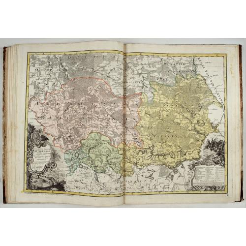 Old map image download for Atlas Silesiae Id Est Ducatus Silesiae Generaliter Quatuor Mappis…