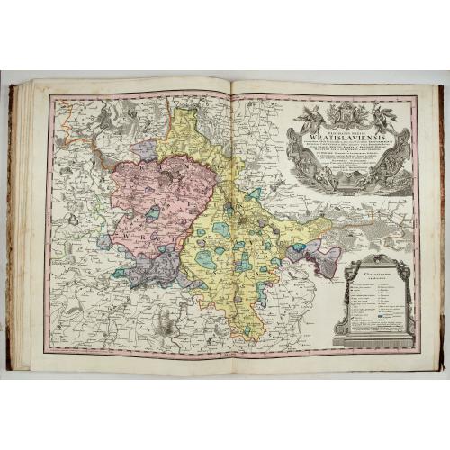 Old map image download for Atlas Silesiae Id Est Ducatus Silesiae Generaliter Quatuor Mappis…