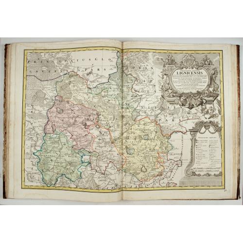 Old map image download for Atlas Silesiae Id Est Ducatus Silesiae Generaliter Quatuor Mappis…