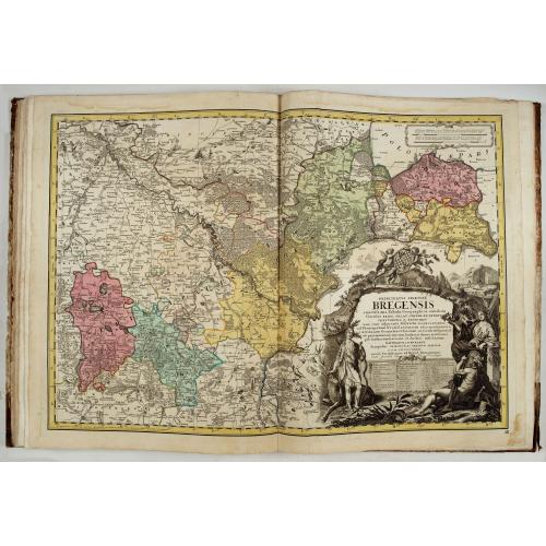 Old map image download for Atlas Silesiae Id Est Ducatus Silesiae Generaliter Quatuor Mappis…