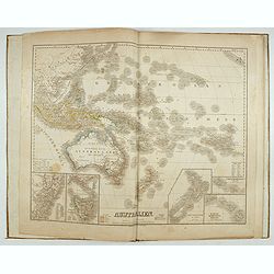 [Collection of six maps of Australia and New Zealand.]