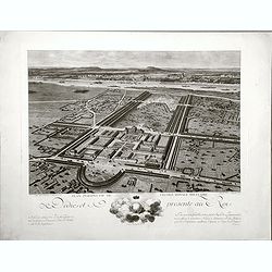 Plan perspective de l'École royale militaire.