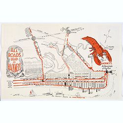 Map of Atlantic City to Hackney's Famous Garden of Sea Food . . .
