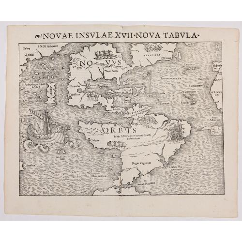 Old map image download for Novae Insulae XXVI Nova Tabula (America)
