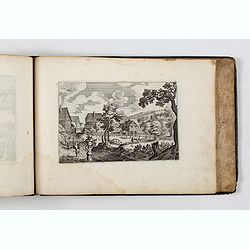 ALBUM with 170 engravings of animals, landscapes, months, figures, ornamentations, etc. from the 17th century.