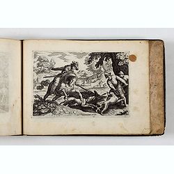 ALBUM with 170 engravings of animals, landscapes, months, figures, ornamentations, etc. from the 17th century.