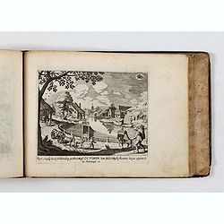 ALBUM with 170 engravings of animals, landscapes, months, figures, ornamentations, etc. from the 17th century.