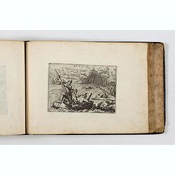 ALBUM with 170 engravings of animals, landscapes, months, figures, ornamentations, etc. from the 17th century.
