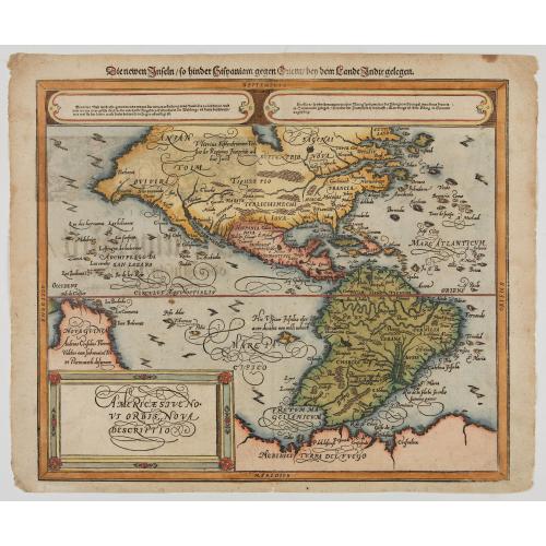 Americae Sive Novi Orbis, Nova Descriptio