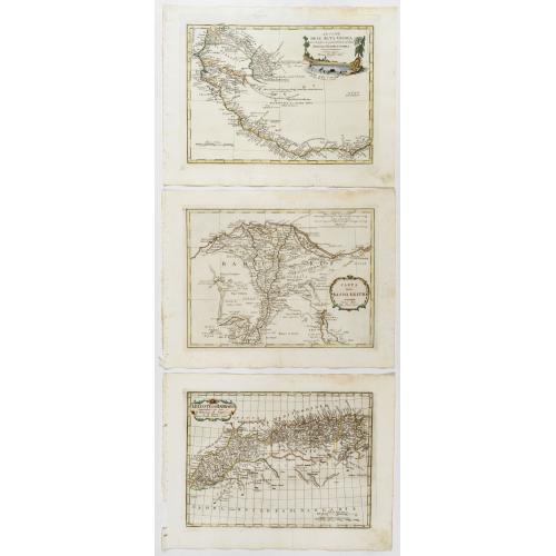 Old map image download for [Lot of 3 maps] Le Coste Dell' Alta Guinea… [with] Carta del Basso Egitto [with] Le Coste di Barbaria.