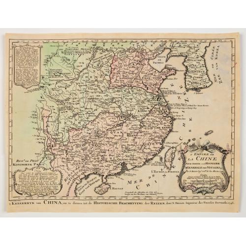 Old map image download for L'Empire de La Chine../ 't Keizerryk van China..
