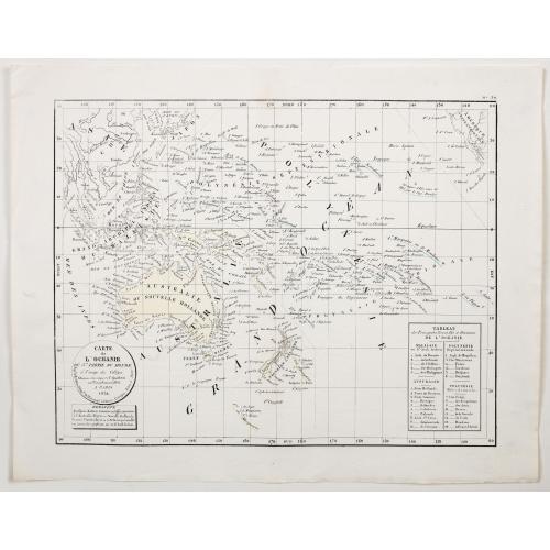 Old map image download for Carte de L'Oceanie ou 5e Partie du Monde a l'usage des Colleges.